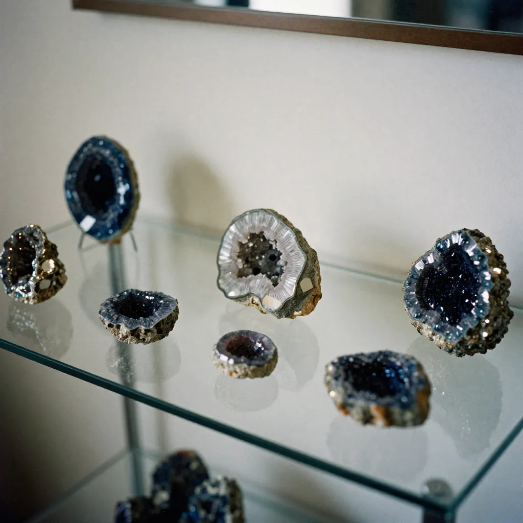 Kuratert samling av geoder